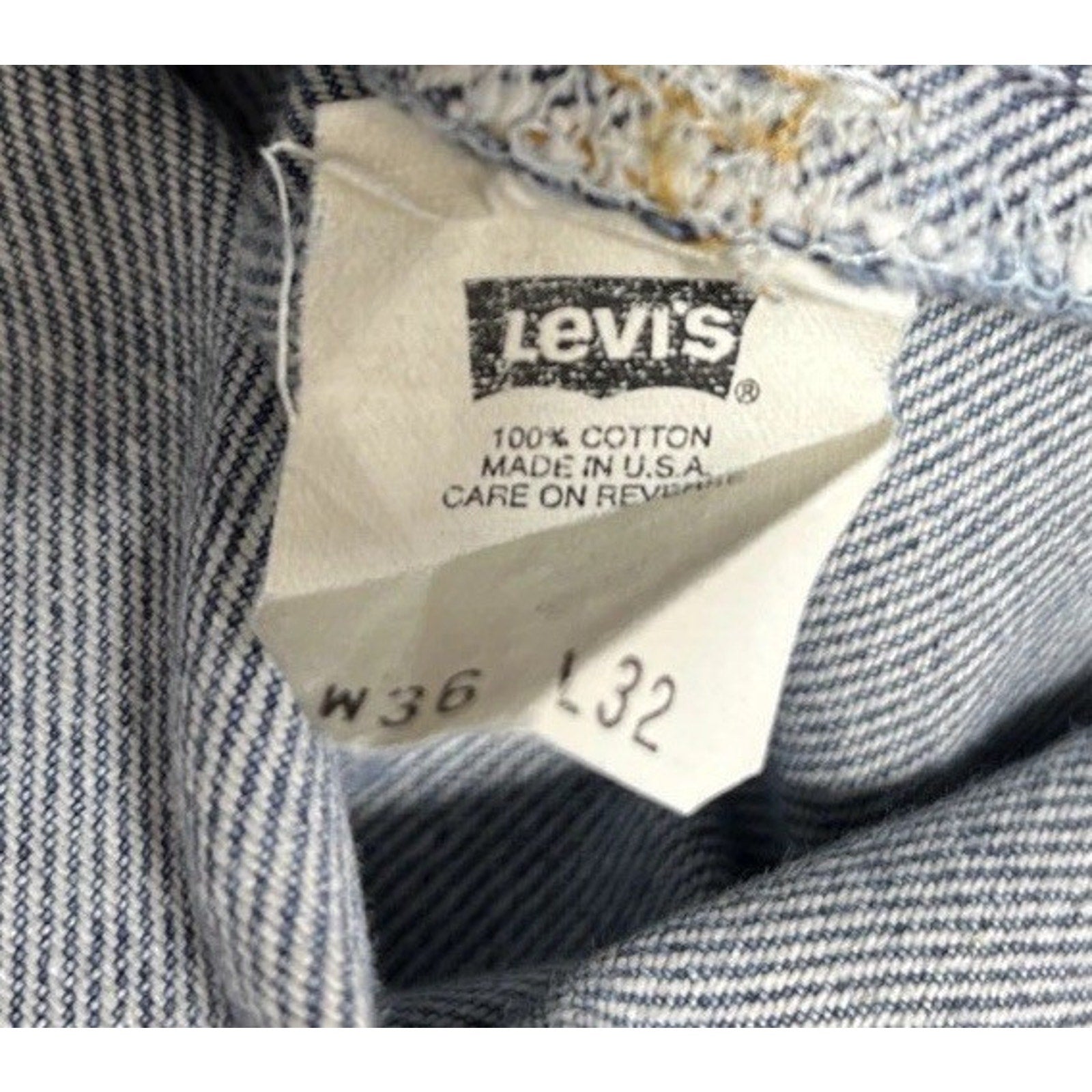 Vtg Levis 517 Jeans Mens Bootcut Made In USA 90s Orange Tab 36x32/measured 34x29