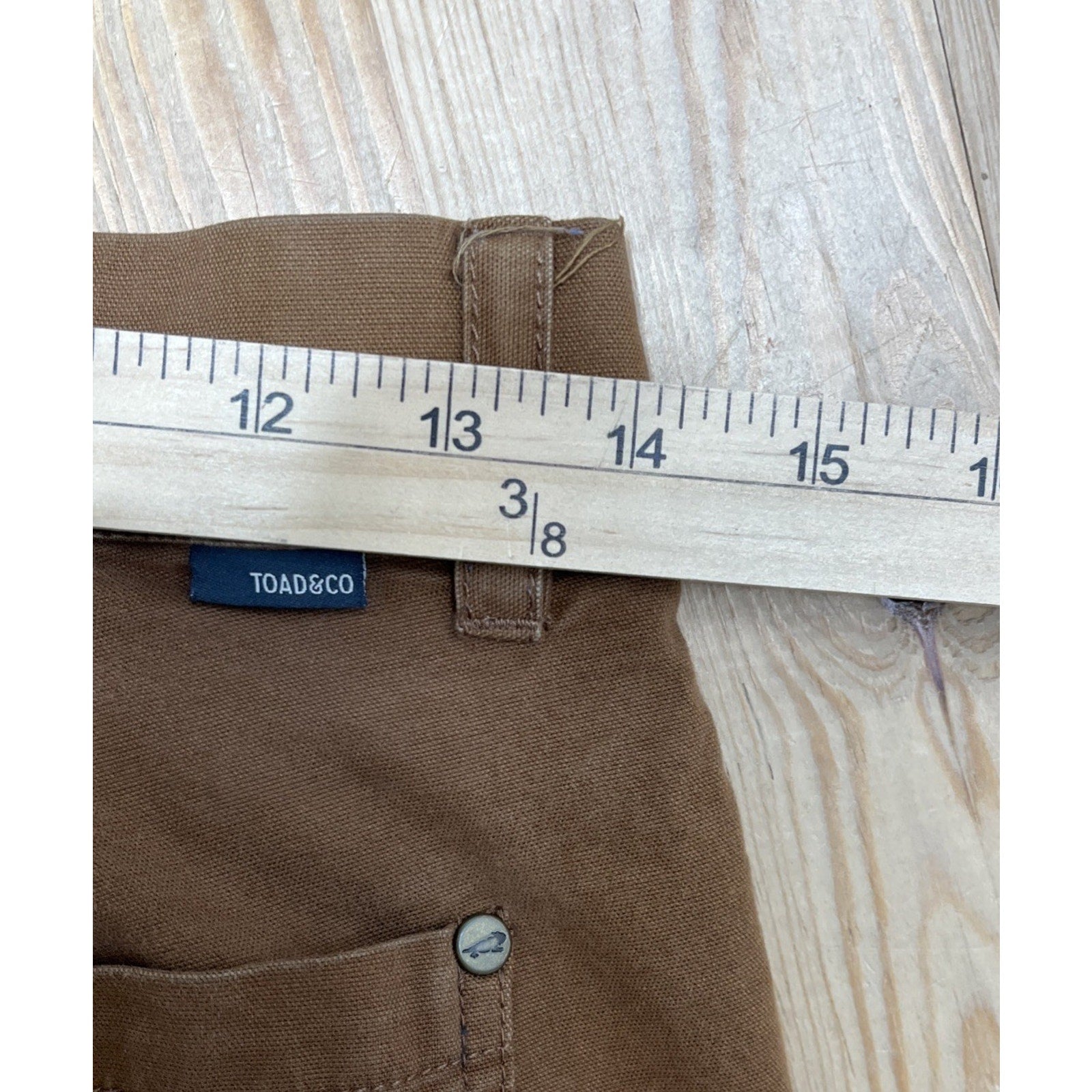 Toad & Co Kick Flare Crop Button Fly Pants Brown Size 8 28x26