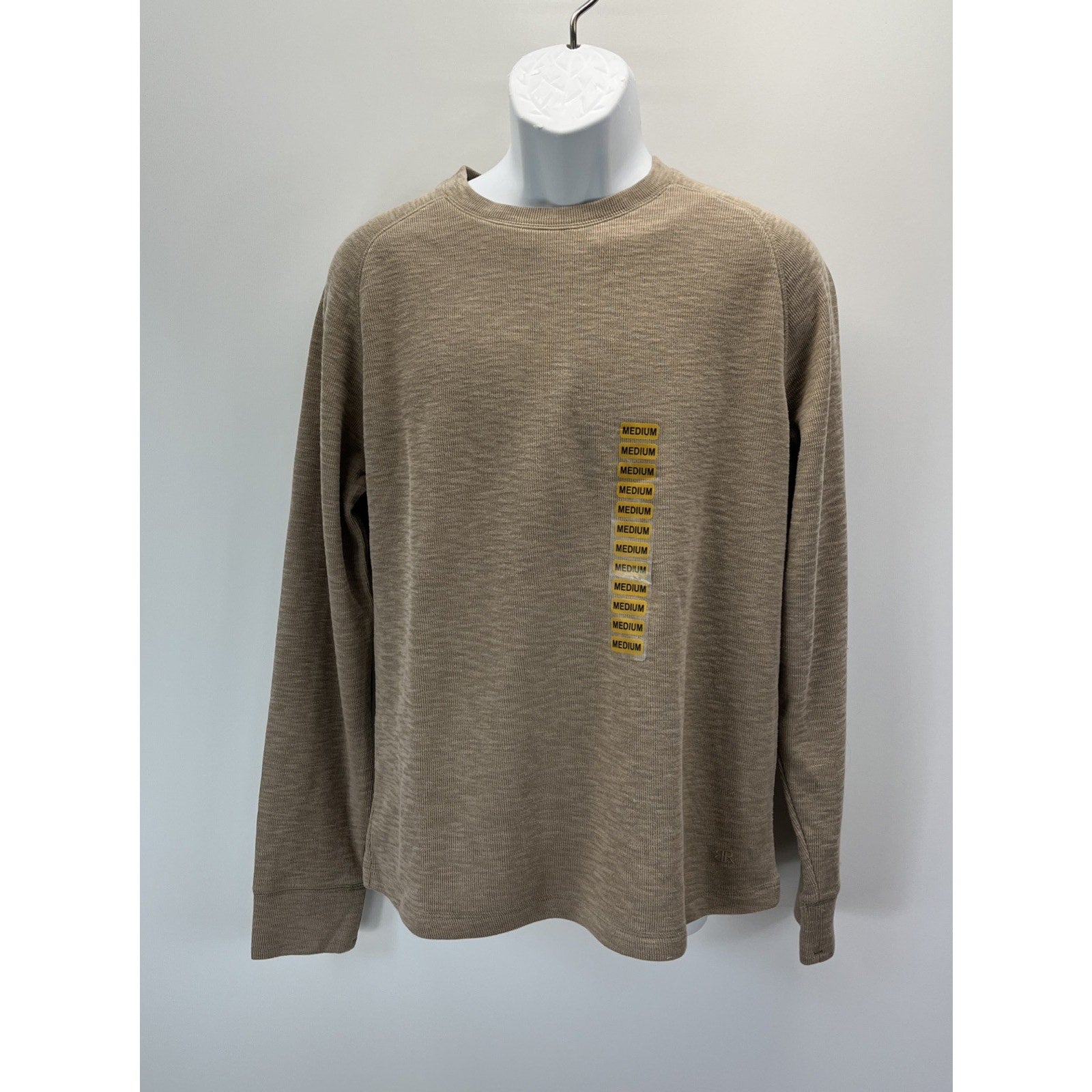 Banana Republic Men's Double Knit Long Sleeve Crewneck Shirt Medium