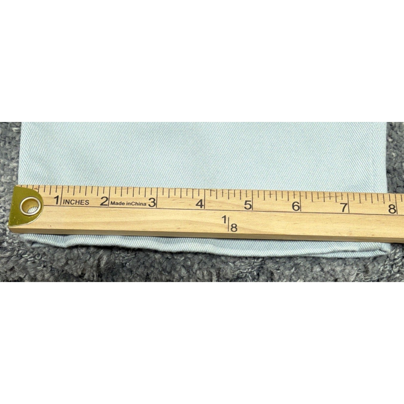 GLORIA VANDERBILT AMANDA 16 AVERAGE High Rise CASCADE BLUE PANTS NWT 36x31