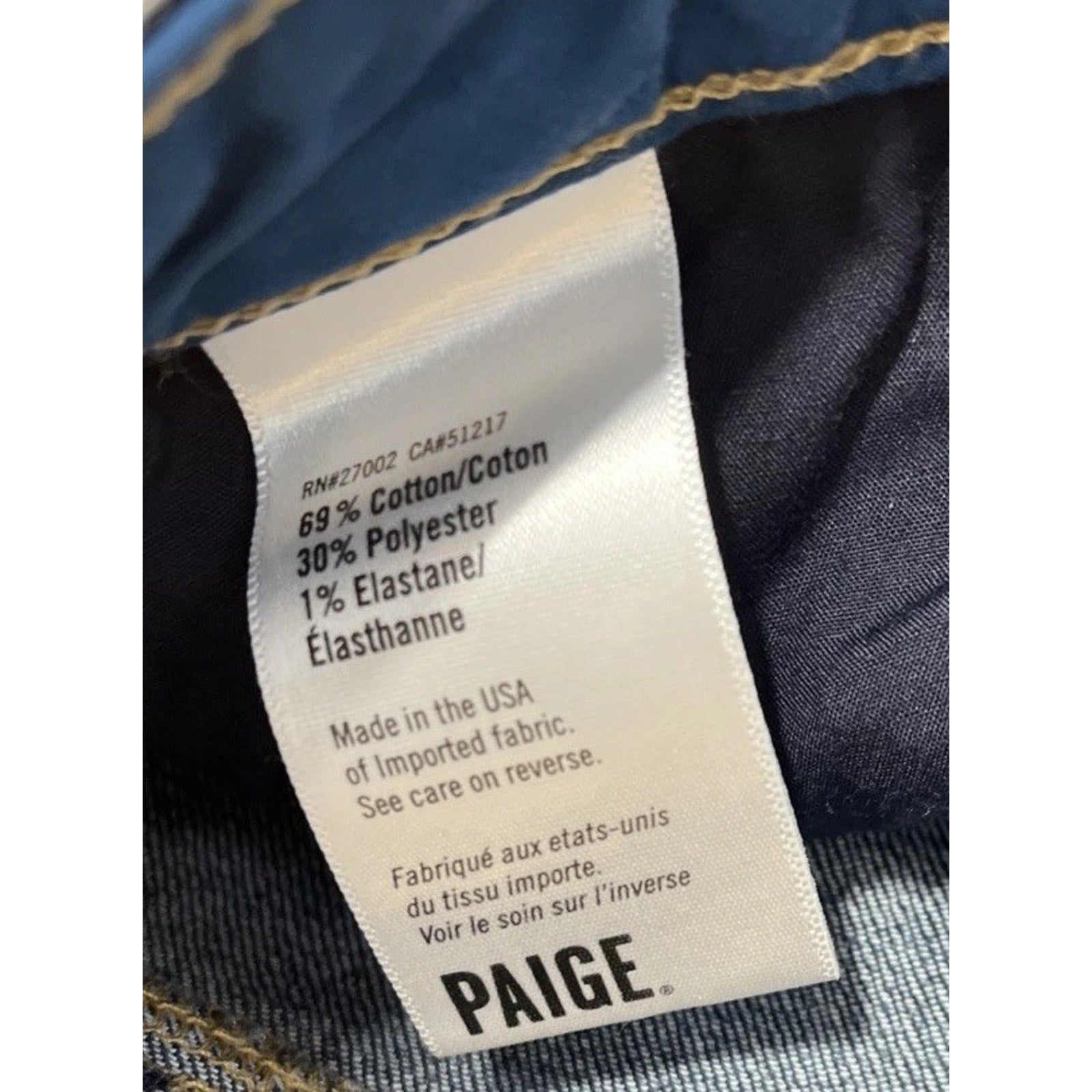 Paige Women’s Denim Dean Bermuda Jean Shorts Size 30 Dark Wash Stretch Denim