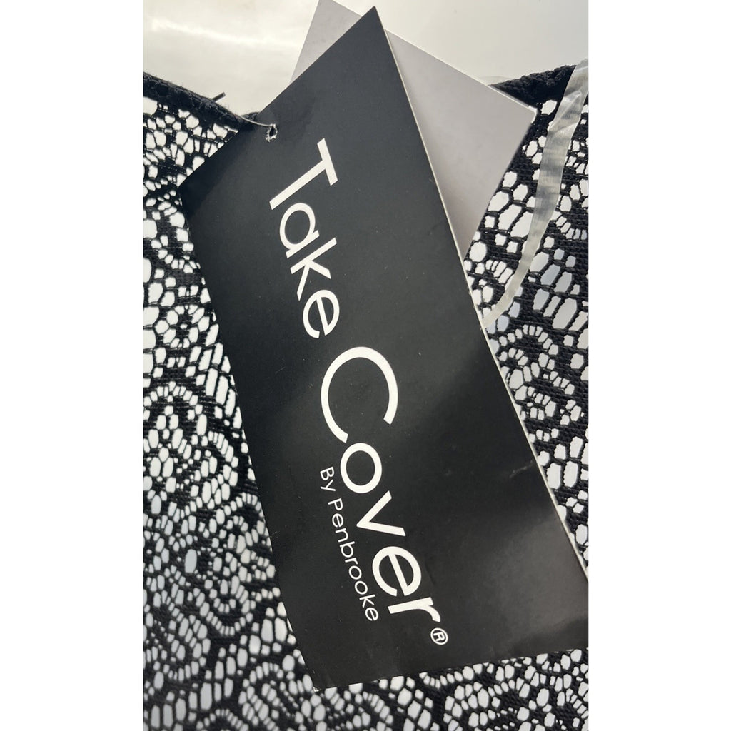 Take Cover By Penbrooke Black Lace Up Cover Up Size XL
