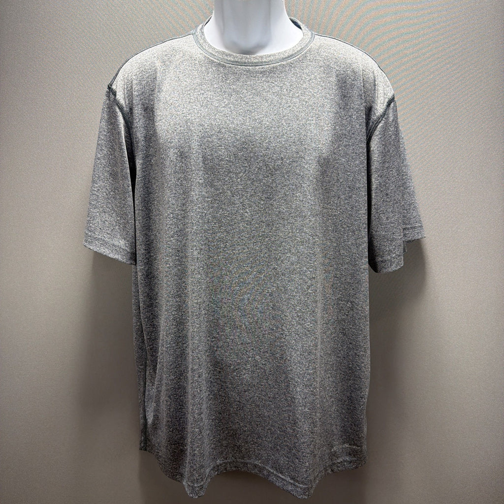 Eddie Bauer Men’s XL Grey Dry-Fit Performance Athletic Lightweight Gym Work Out