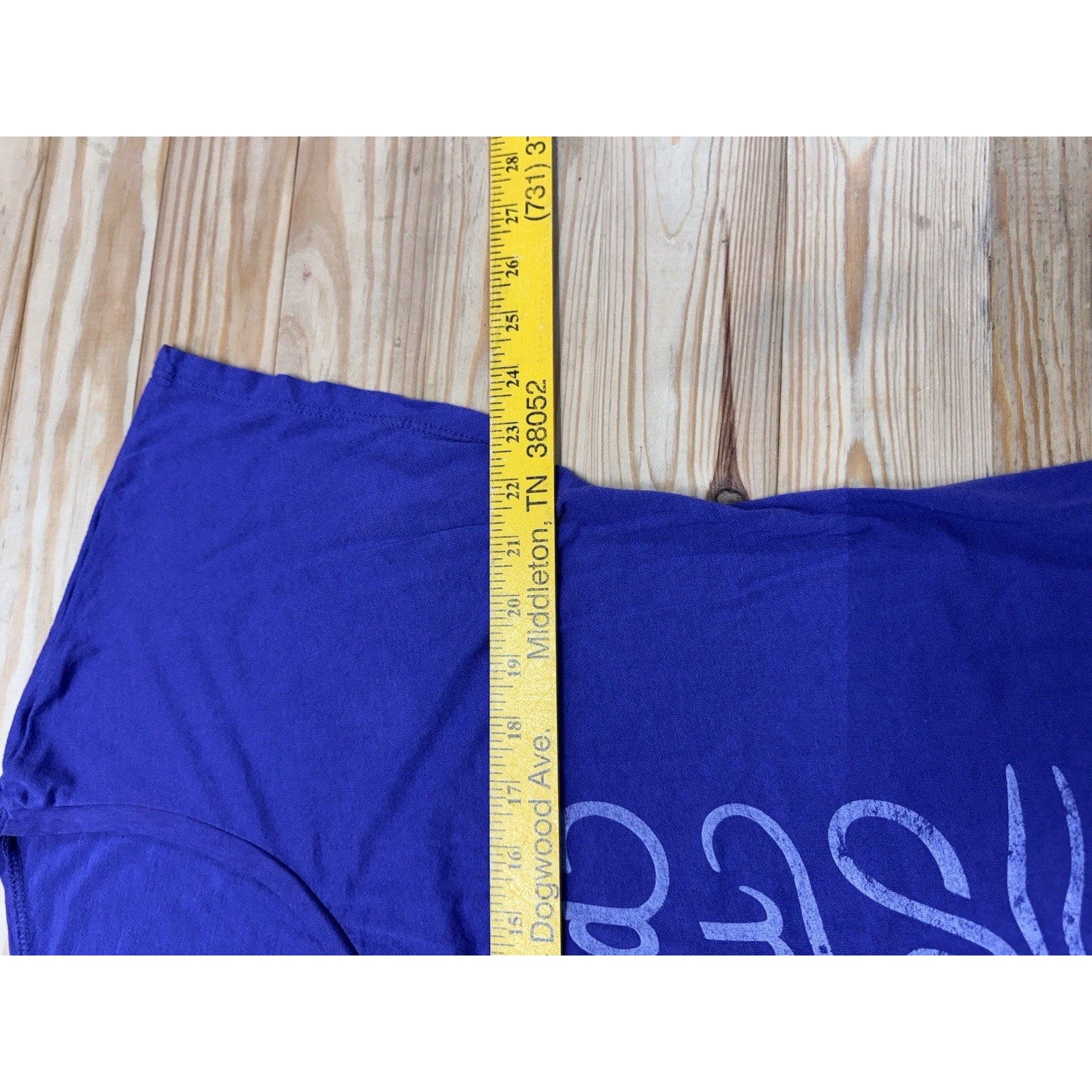 Cariloha Women’s Purple TShirt “Let the Sea Set You Free” Sz 2XL