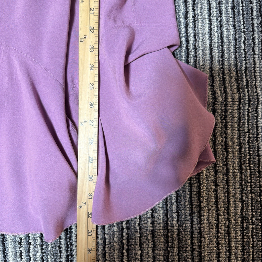 Women’s Lilac Scoop Neck Bell Sleeve Lined Oversized Dress Listicle Size Small