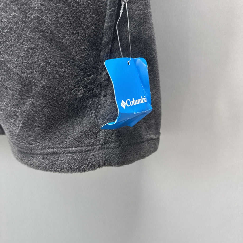 Columbia Vest Jacket Dark Gray Fleece Outdoors Hiking Lightweight Men’s L NEW