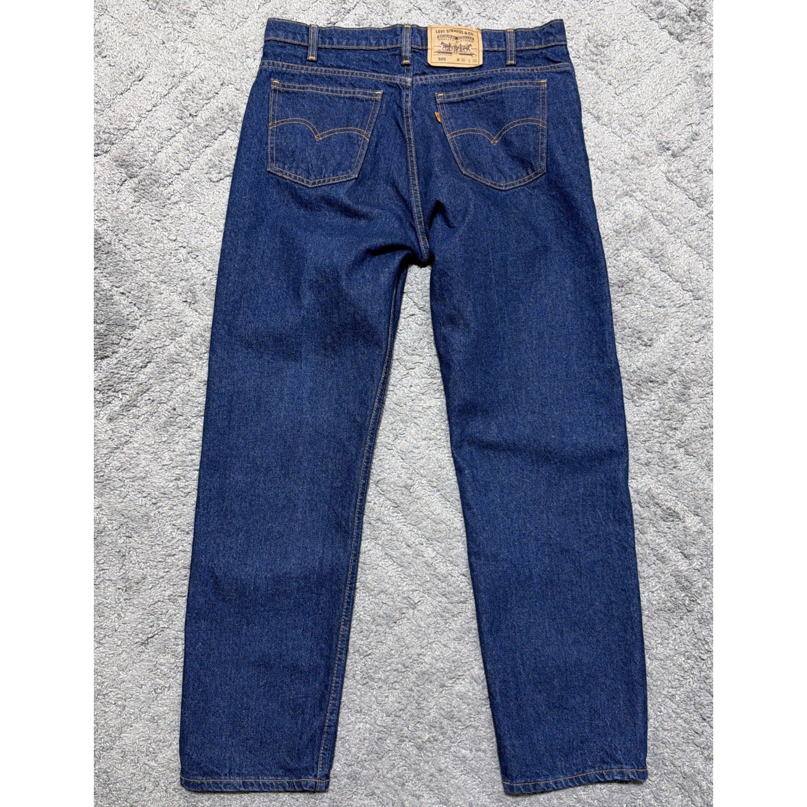 Levi's 505 40505-0215 Orange Tab Men’s Jeans 36x30 Vintage Mint Cond