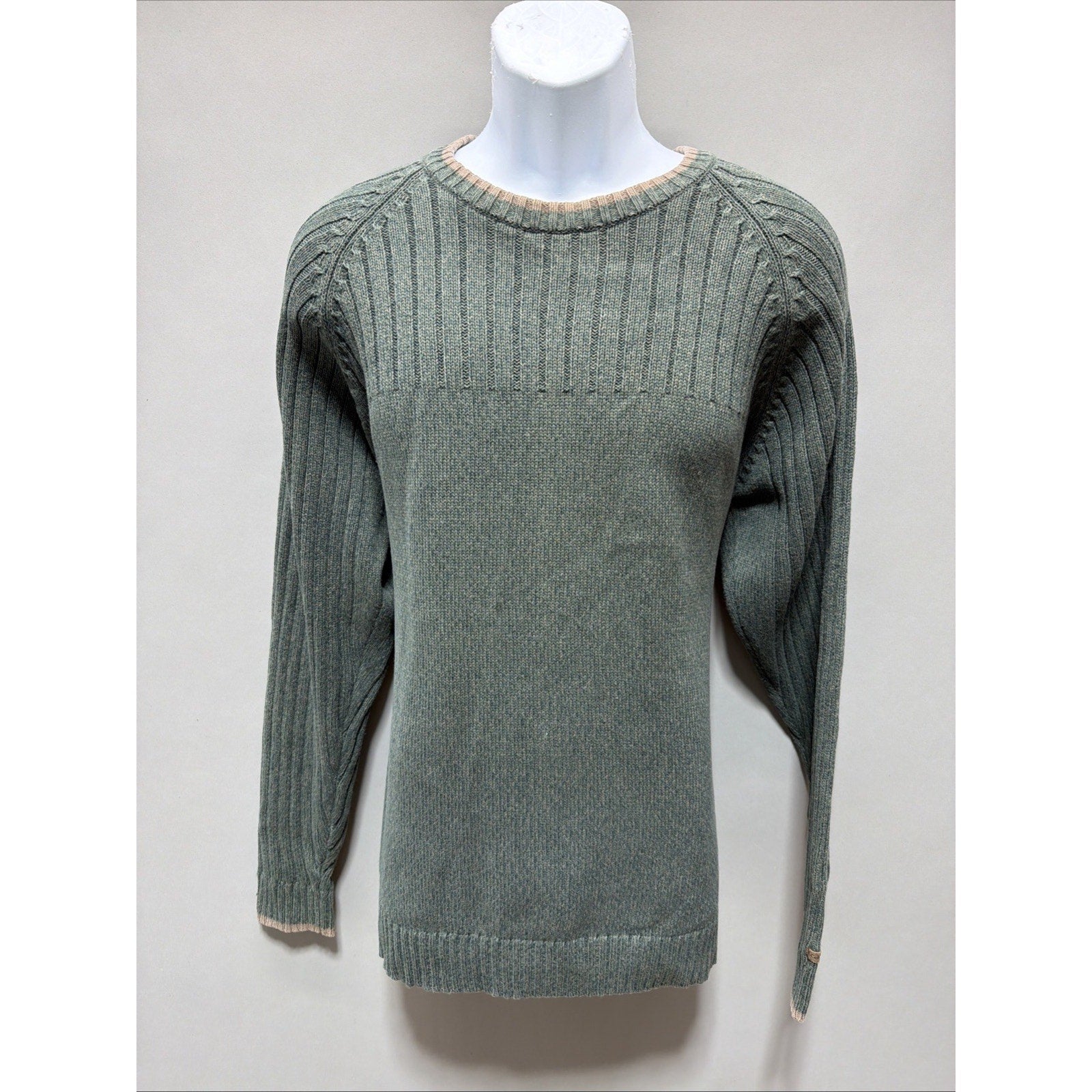 Vintage Columbia Heavyweight Sweater Men's Green Size L Casual Preppy Outdoors