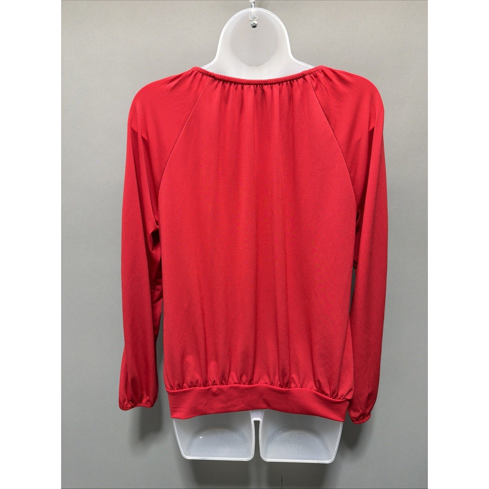 Express Balloon Sleeve Faux Wrap Blouse Top Size Women’s S Party Career Casual