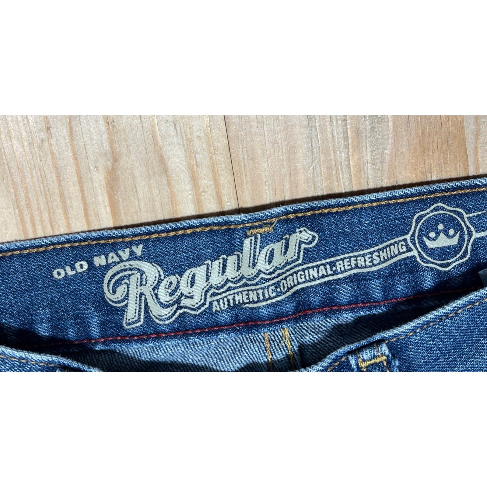 old navy denim jeans men size 28x30 Regular blue straight Relaxed classic jeans