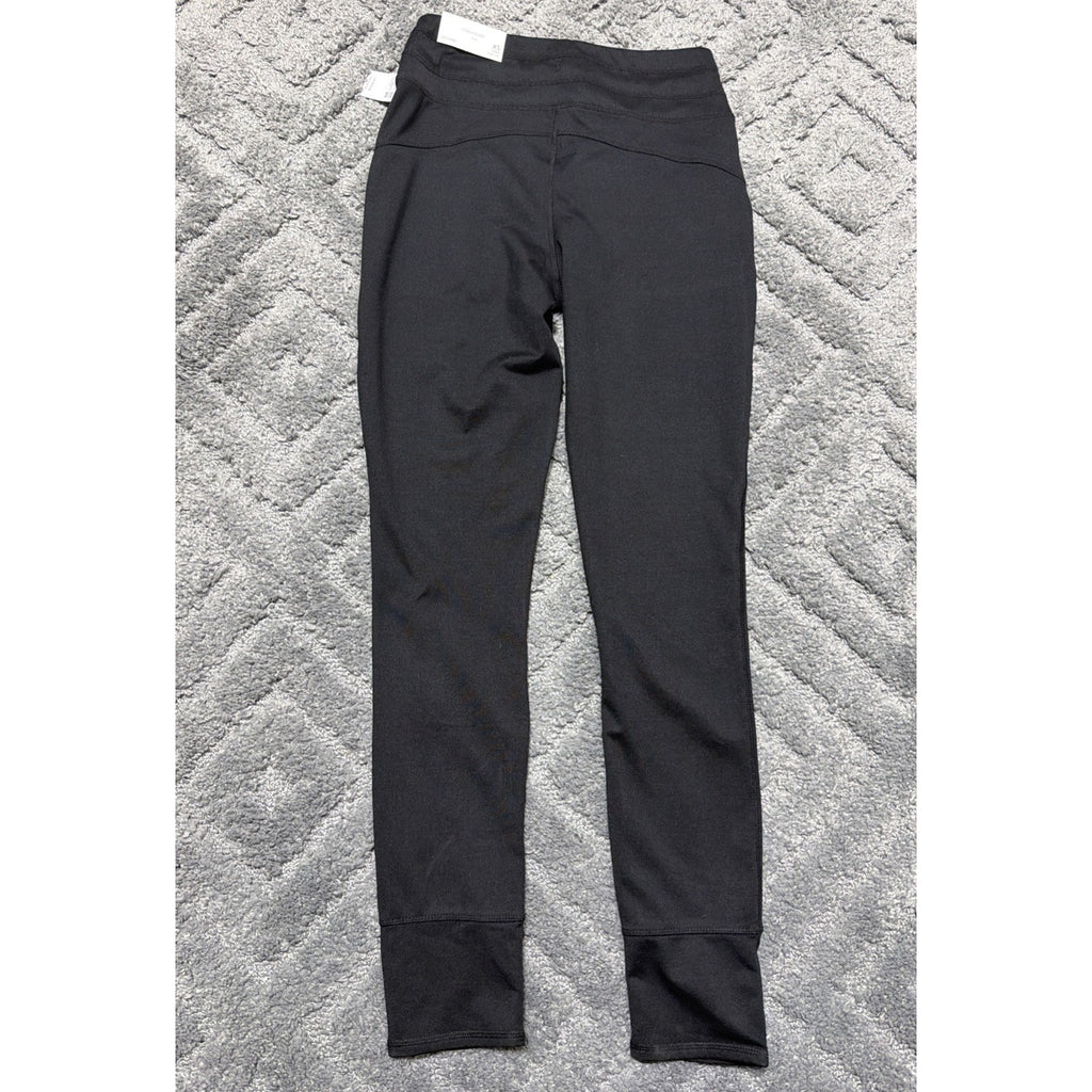 Maurices Drawstring Leggings Pockets Womens XS Long High Rise Fleece Lined 28”