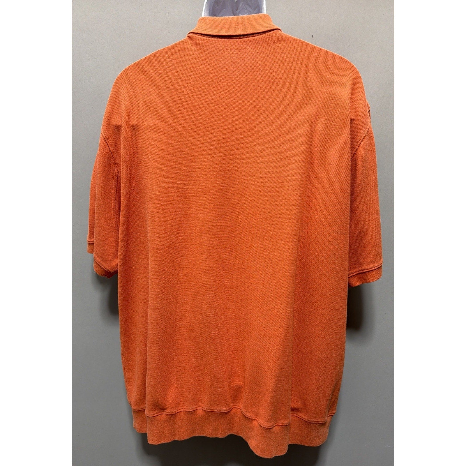 Duluth Trading Co. Polo Shirt Mens XL Orange Short Sleeve Outdoors Pocket Work