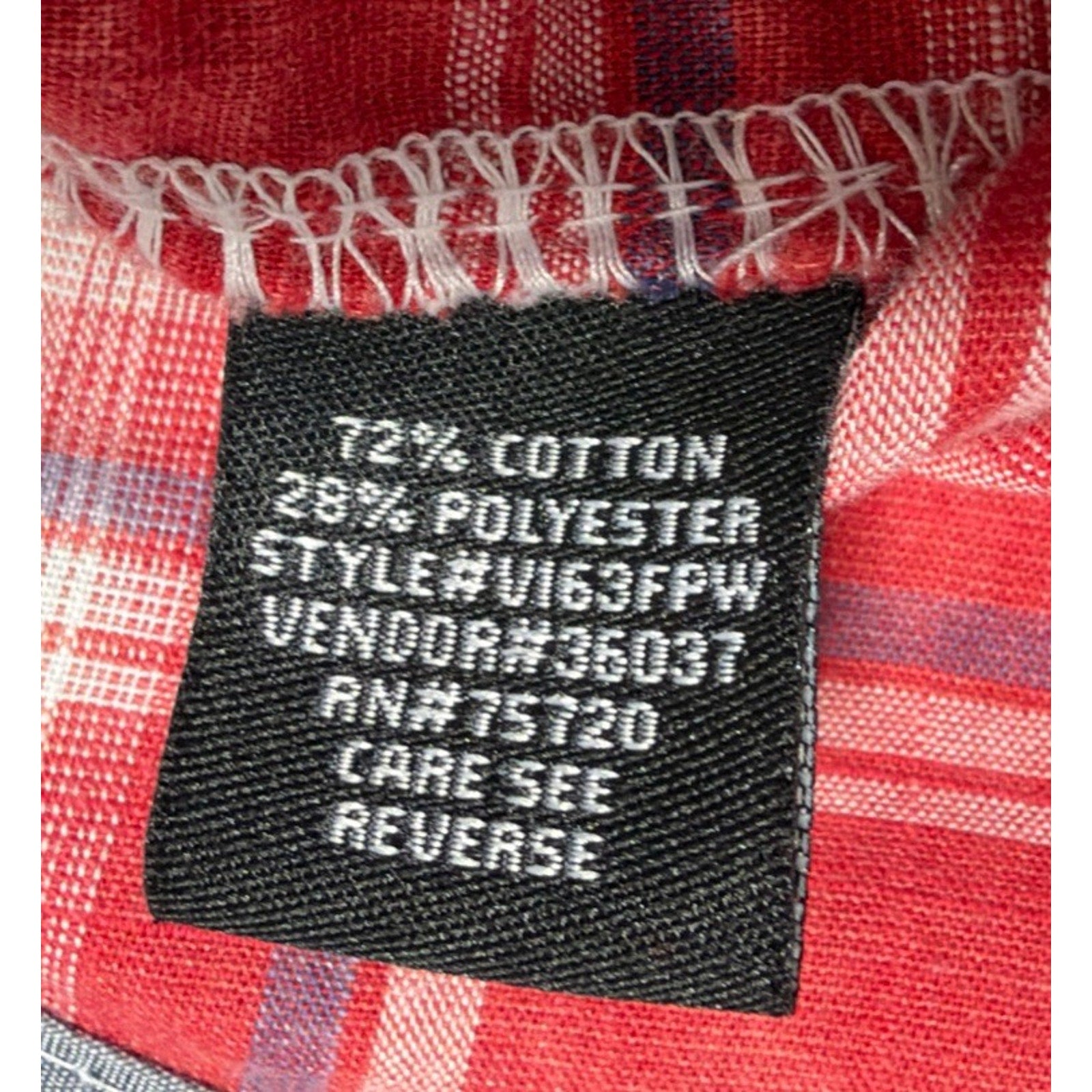 BKE Mens Red Plaid Pearl Snap Shirt Athletic Fit Size L Western Cowboy