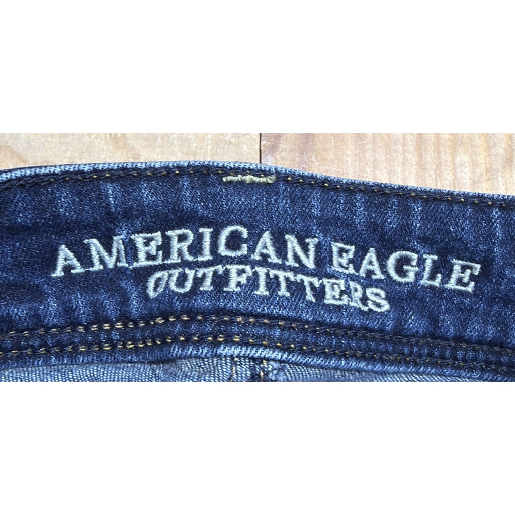American Eagle Jeans Women 6 Short Kickboot Low Rise Stretch Denim 27x30