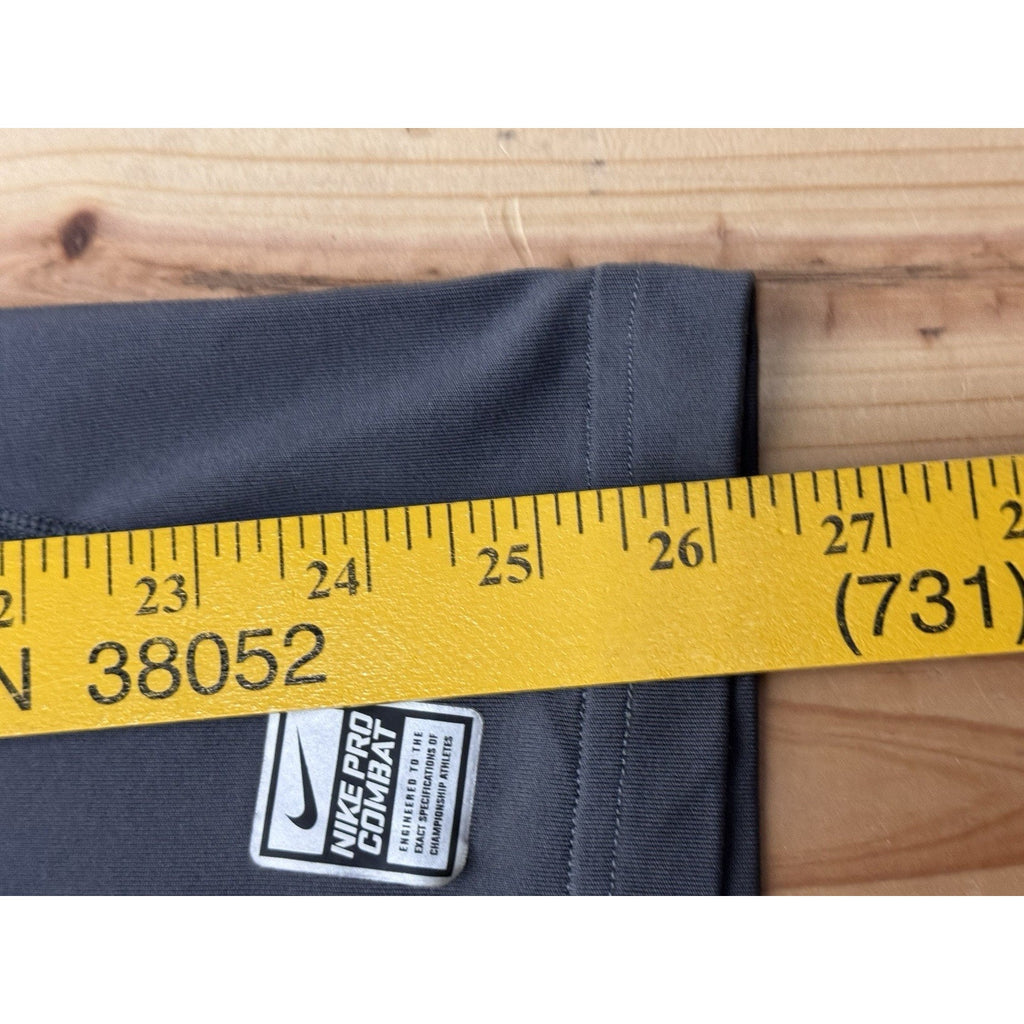 Nike Pro Combat Shirt Men’s Small Blue Fitted Dri-Fit Long Sleeve Sweatshirt