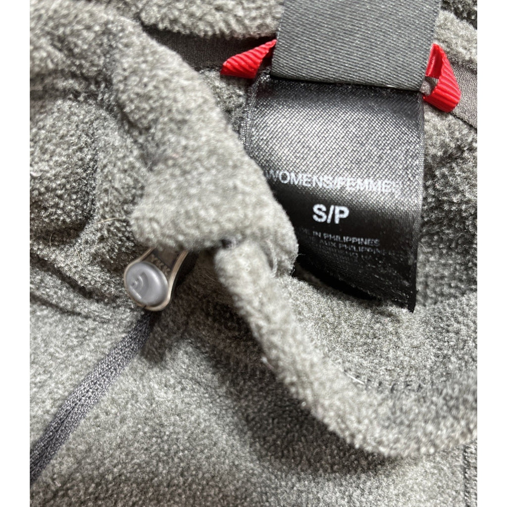 The North Face Jacket Womens S Gray Fleece Pullover 1/4 Zip Outdoors Hiking