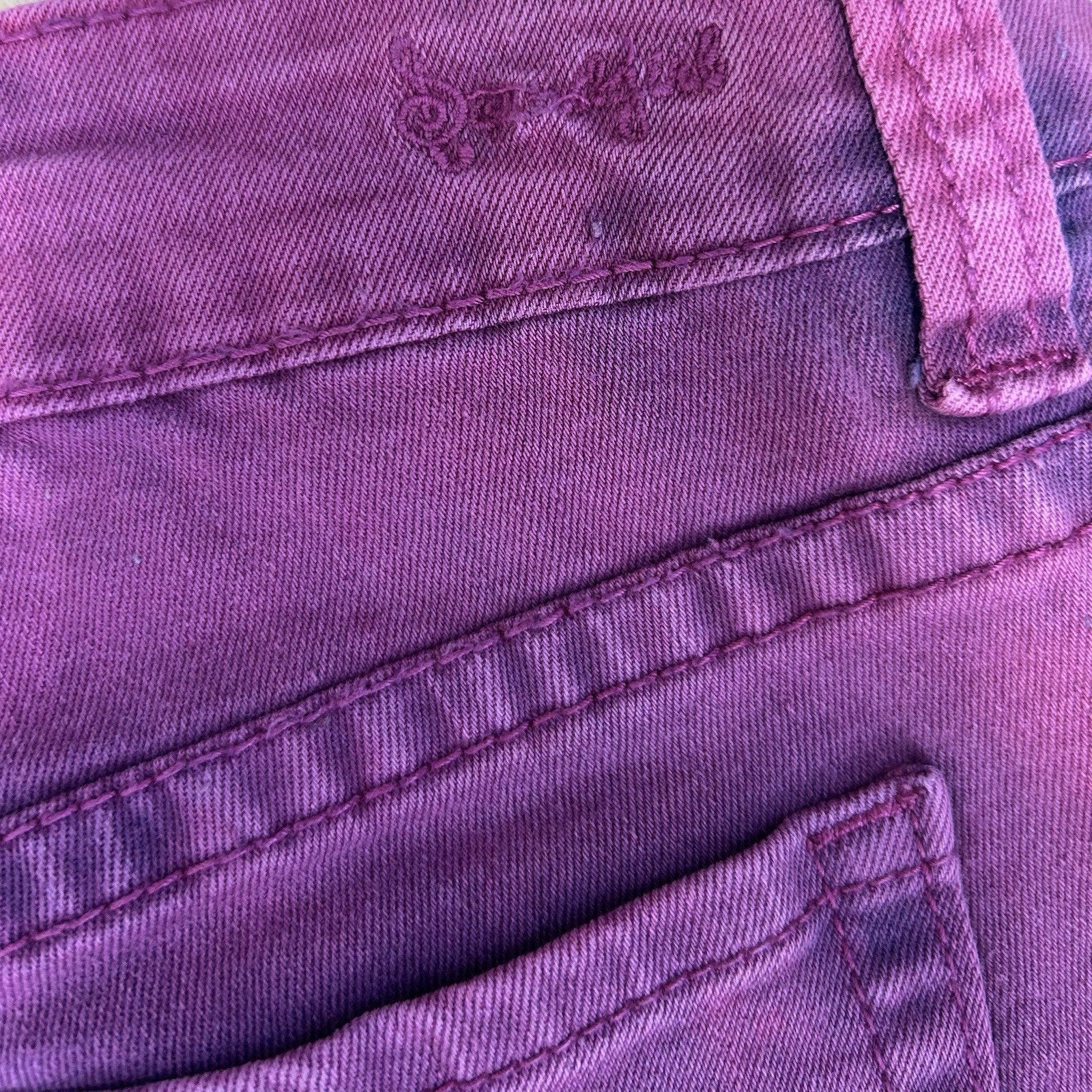 Soundgirl Pink/Purple Tie-dye Skinny Jeans With Rhinestones Size 11- Stretchy