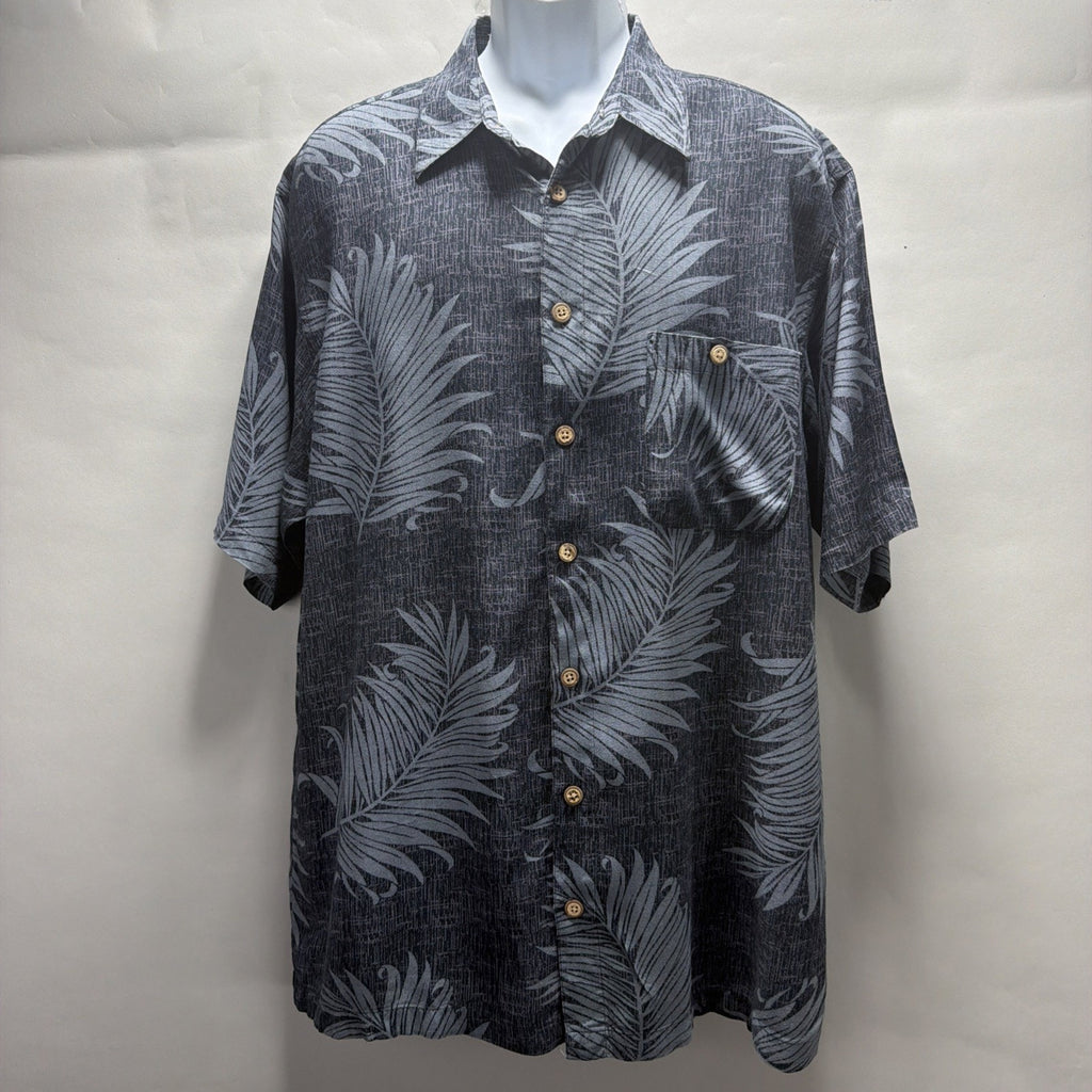 Falls Creek Men’s XL Tall 100% Rayon Short Sleeve Hawaiian Shirt Beach Resort