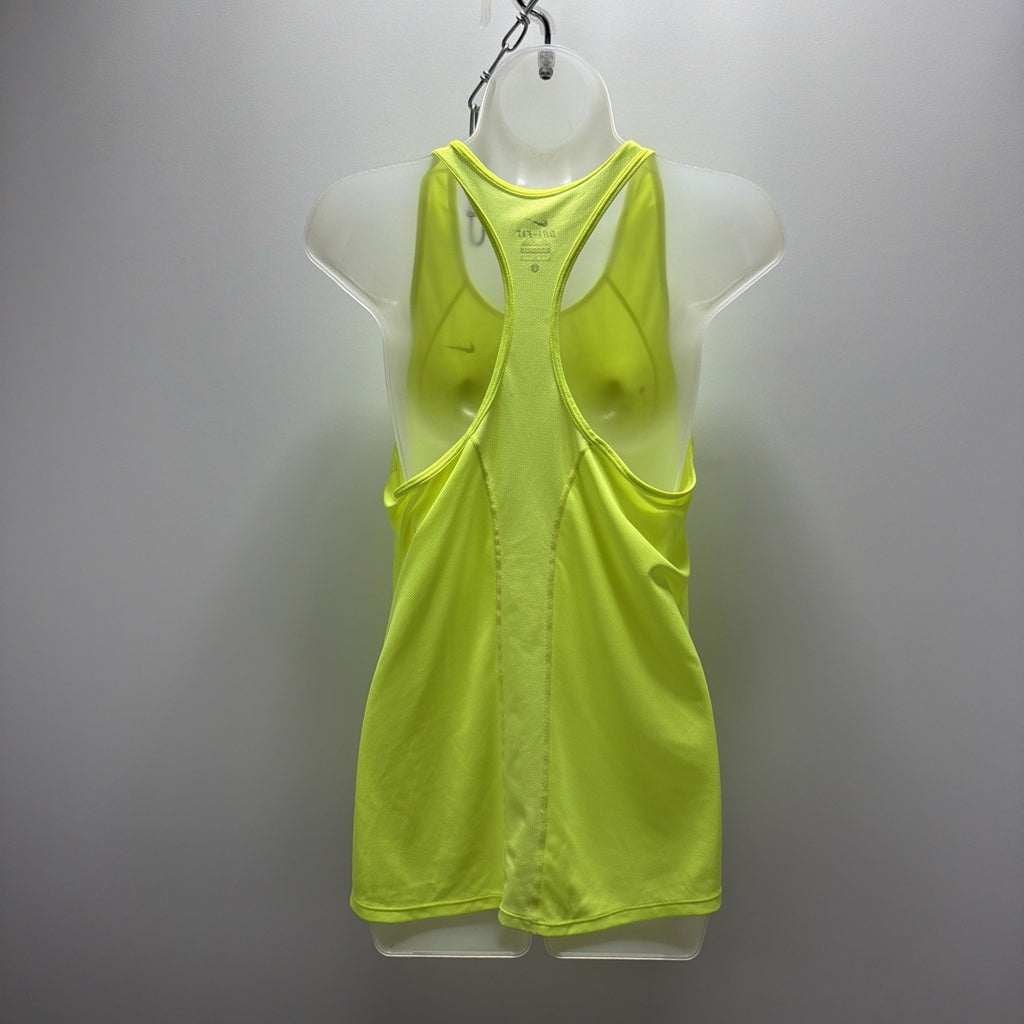 Nike Dry Fit Sport Tank Top Womens Large Florescent Sleeveless Logo Activewear