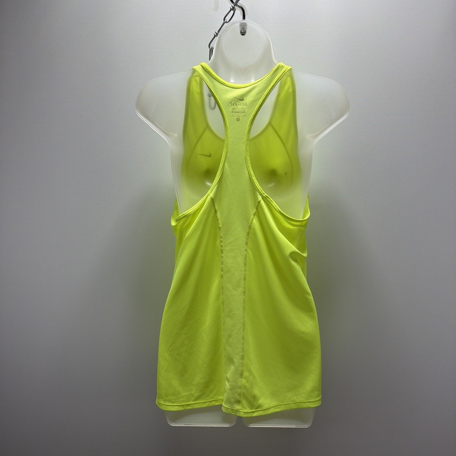 Nike Dry Fit Sport Tank Top Womens Large Florescent Sleeveless Logo Activewear