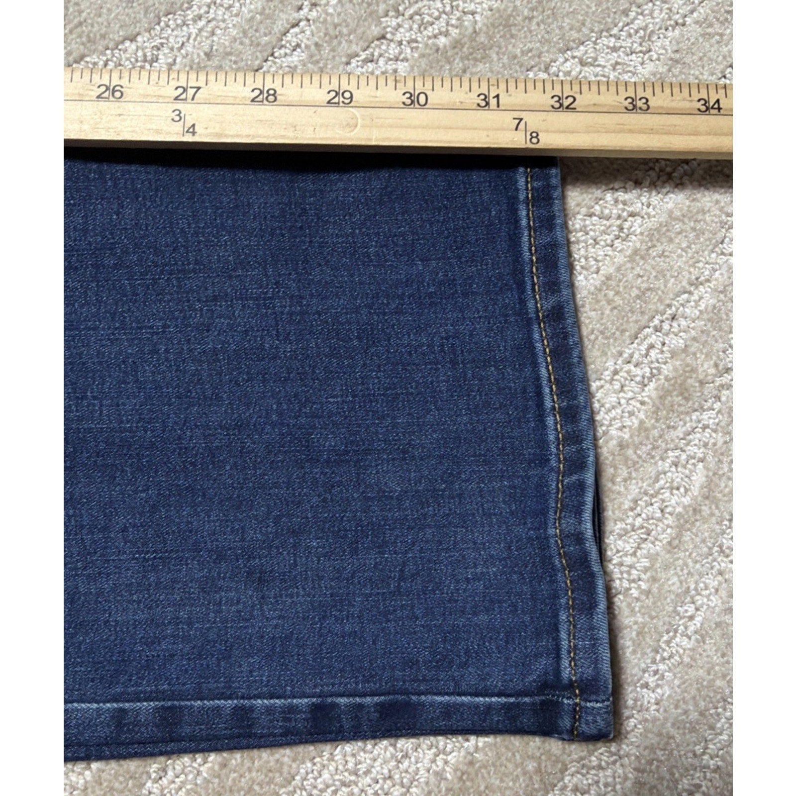 NYDJ Barbara Bootcut Womens Jeans Womens Sz 8 Mid Rise Lift Tuck Blue NWT 30x32