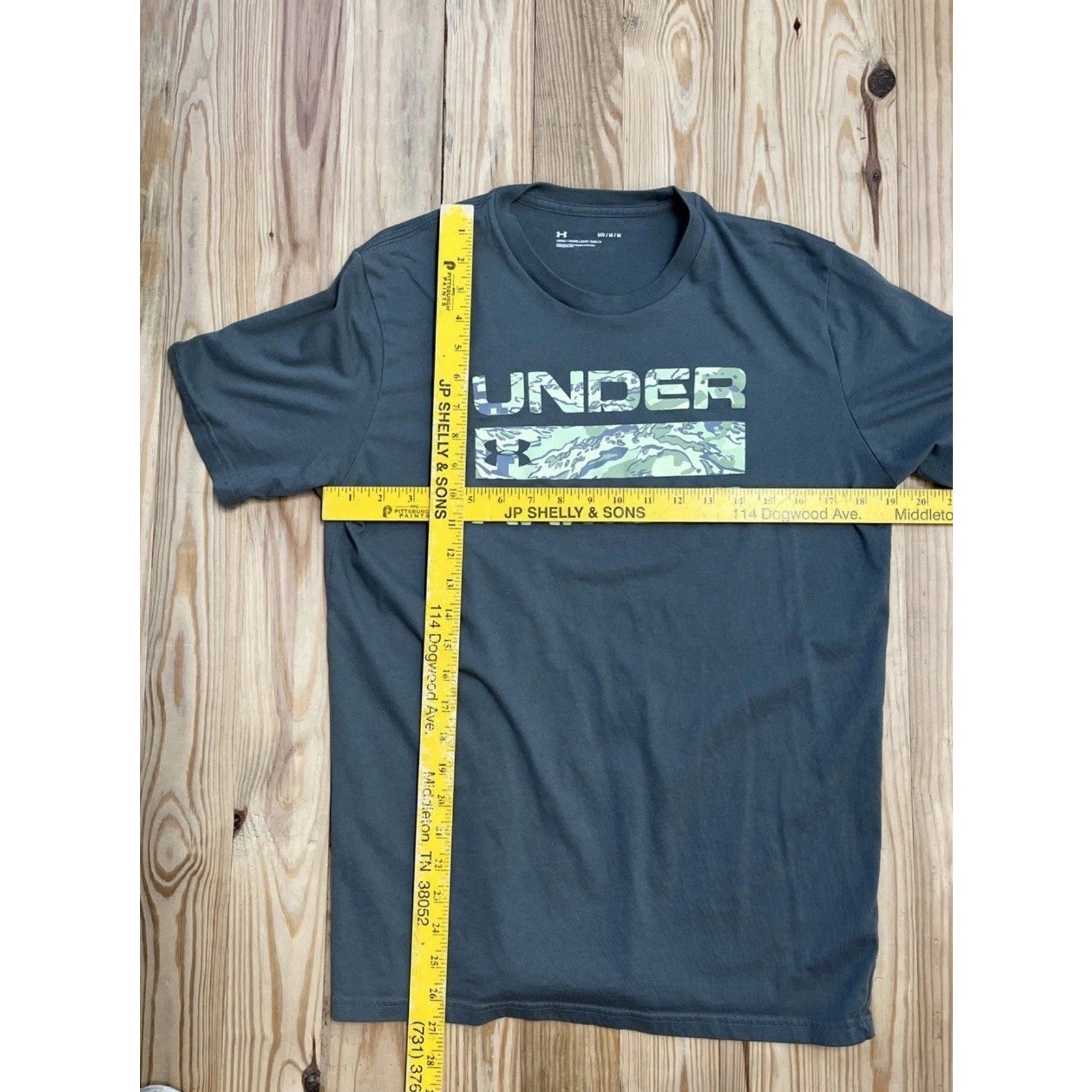 Under Armour Stacked Logo Fill T-Shirt - Mossy Taupe Size Medium