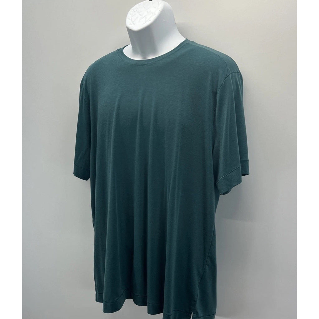 Old Navy Active T-Shirt Men's XL Green Short Sleeve 4 Way Stretch Dry Fit