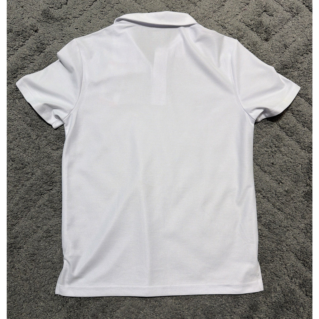 32 Degrees Cool Micropique Polo Shirt Mens Size M Medium White Short Sleeve NWT
