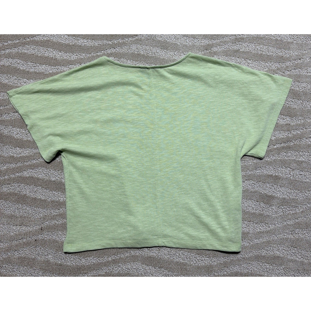 LOFT Womens Oversized Vacation Knit Top Size XXS Lime Green