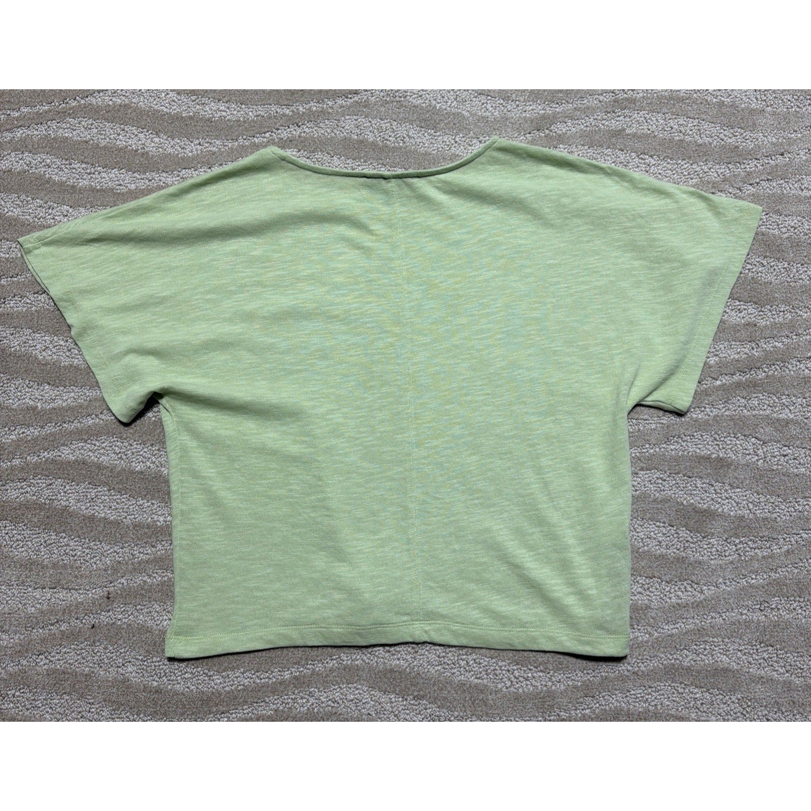 LOFT Womens Oversized Vacation Knit Top Size XXS Lime Green
