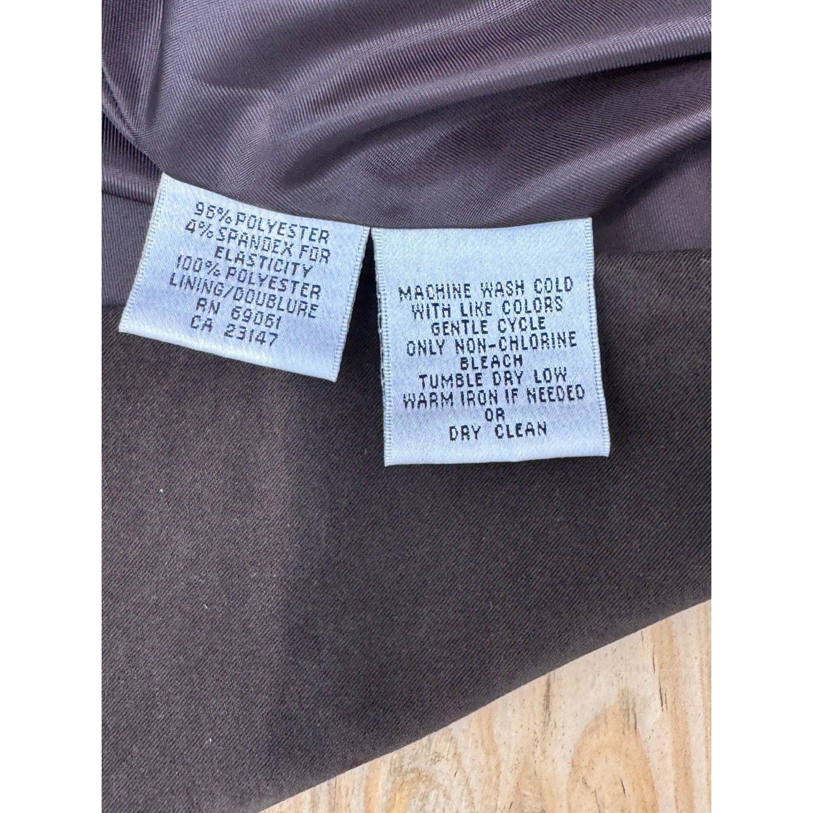 TALBOTS Brown Faux Suede Jacket Long Sleeve Stretch Blazer Women’s Size 12