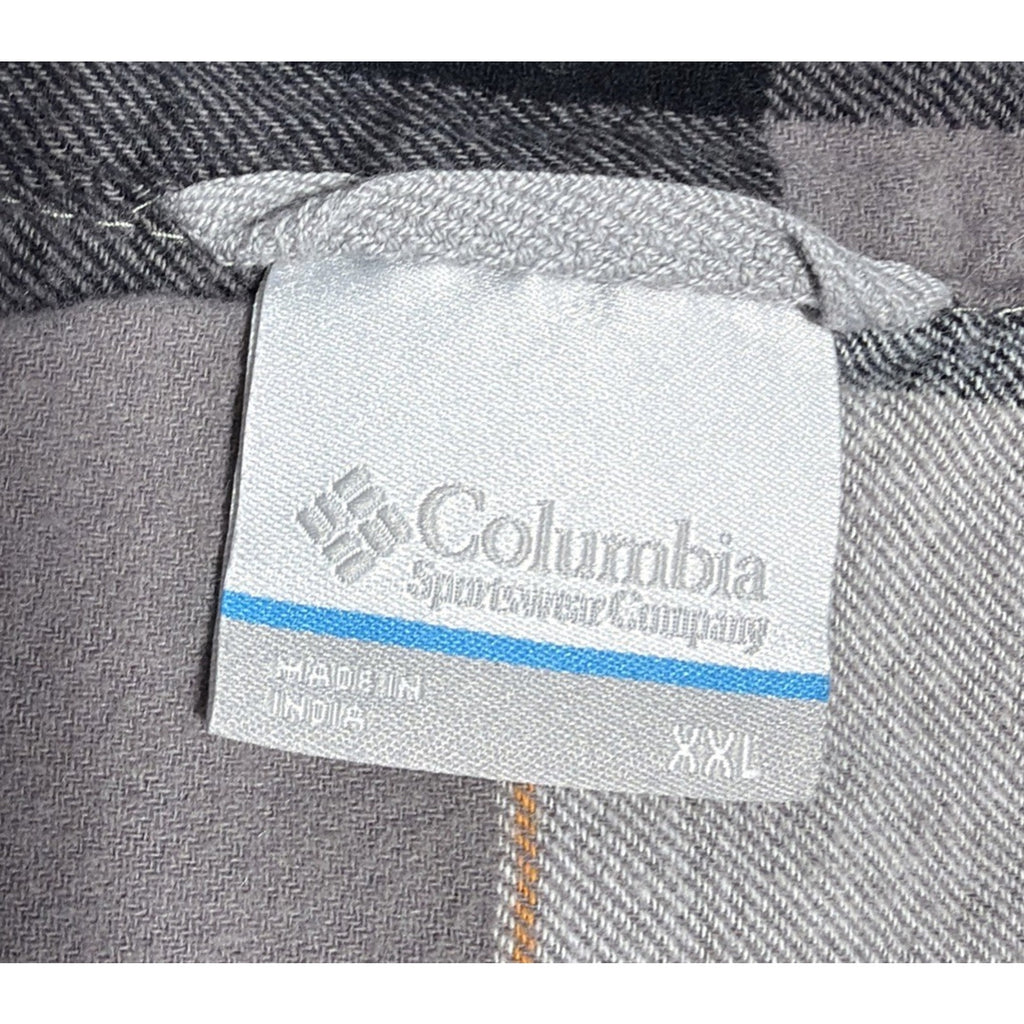 Columbia Sportswear Men's Long Sleeve Plaid Heavyweight Flannel Shirt XXL