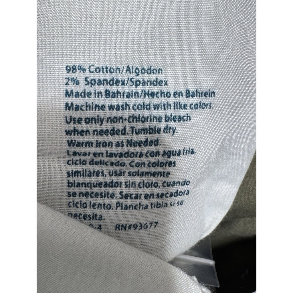 NWT St. John's Bay Comfort Waist Midrise Capri Pants Women’s Size 8 Moor Green