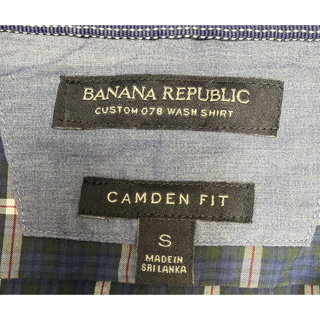 Banana Republic Shirt Mens S Long Sleeve Button Up Custom 078 Wash Camden Fit