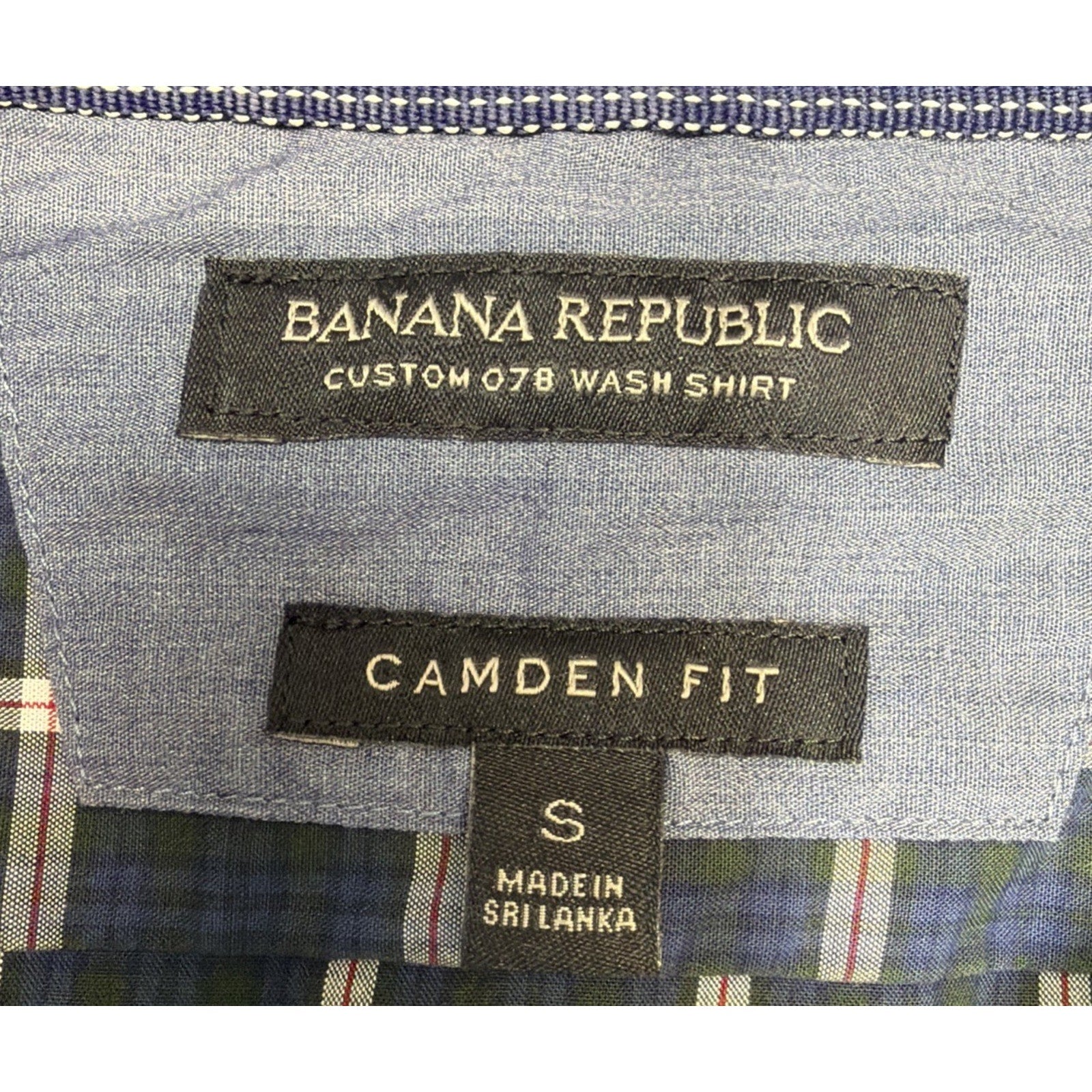 Banana Republic Shirt Mens S Long Sleeve Button Up Custom 078 Wash Camden Fit