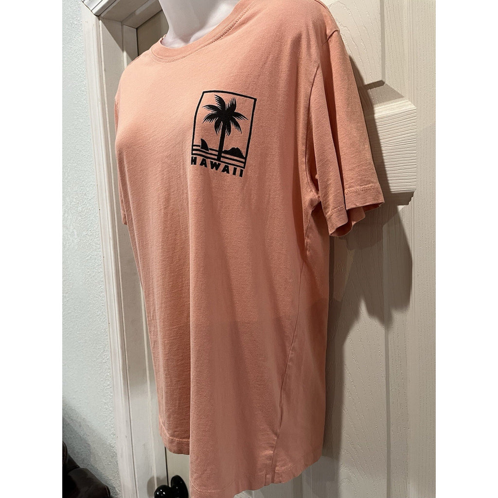 L.O.G.G. Label of Graded Goods H&M Women's S Coral Waikiki Beach Hawaii T-Shirt