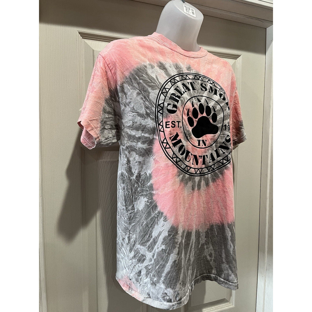 Great Smoky Mountains Gatlinberg Pigeon Forge T Shirt Unisex Size Medium Tie-Dye