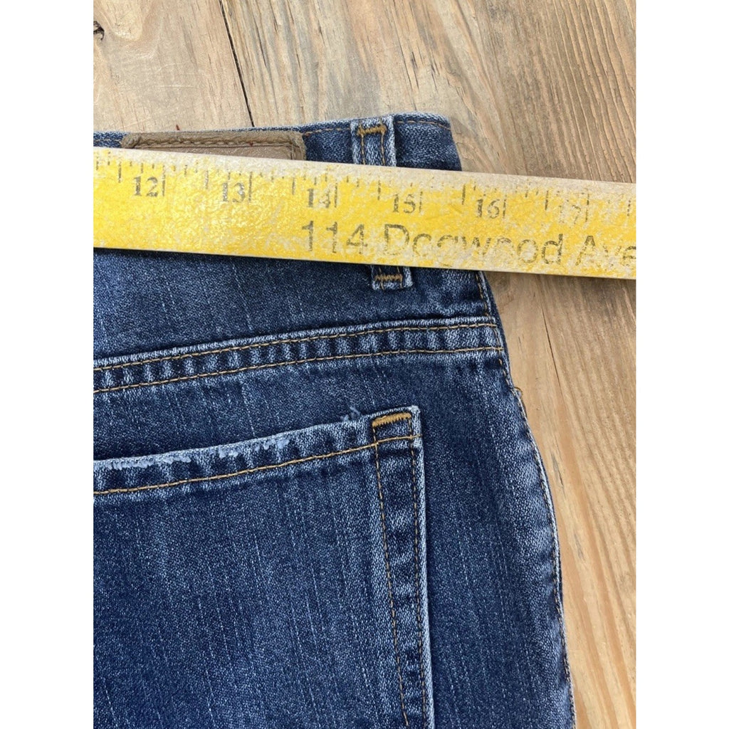 Eddie Bauer Classic Bootcut Jeans 10 Stretch 31x31 Medium Wash Denim Mid Rise