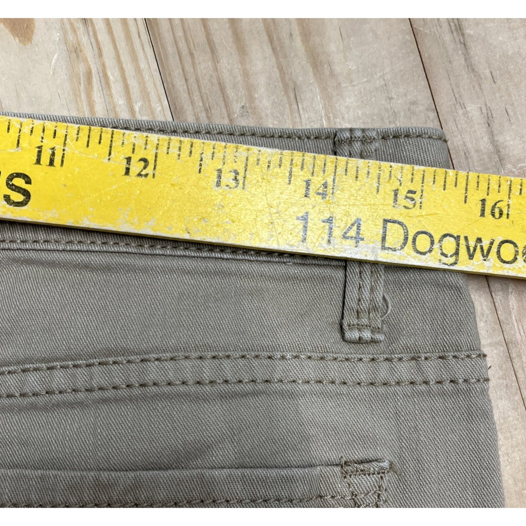 Faded Glory Bermuda Shorts Women's Size 30 Mid Rise Khaki