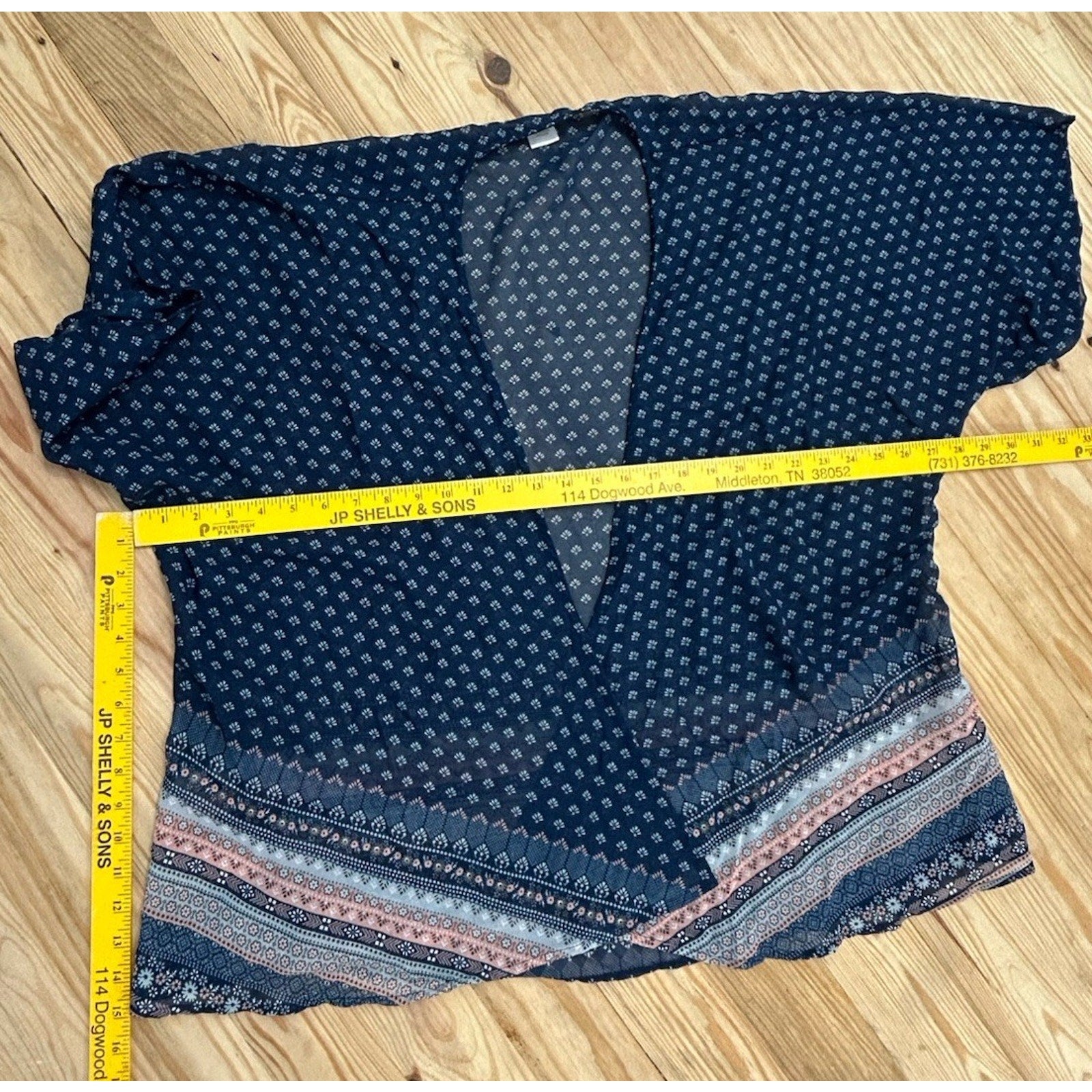 Dizzy Gal Cover-up Kimono Women's XL.