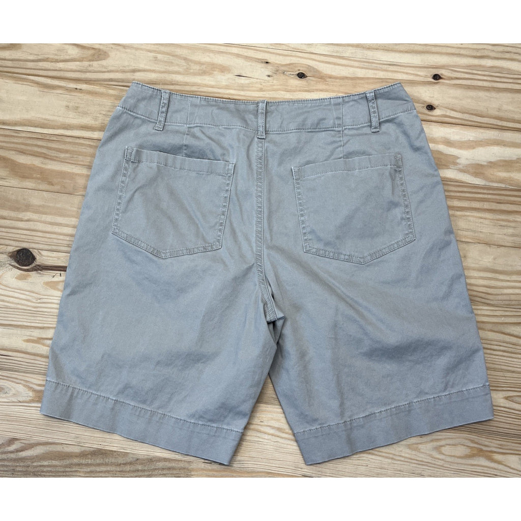 J Jill Shorts Womens 4 Beige Stretch Bermuda Casual Pockets Ladies