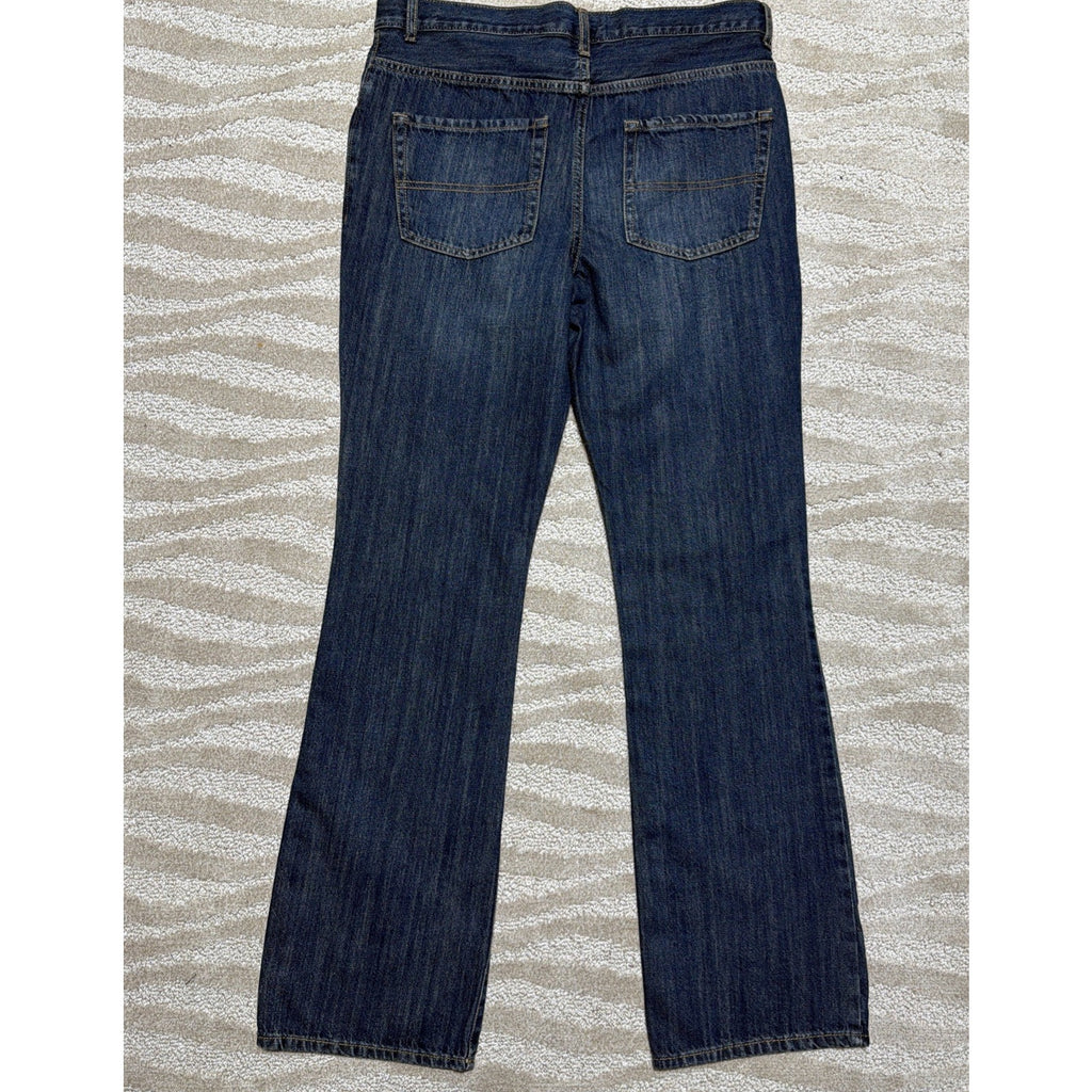Childrens Place Boys Jeans Size 18 Kids Blue Semi Evase Bootcut Denim 32x30