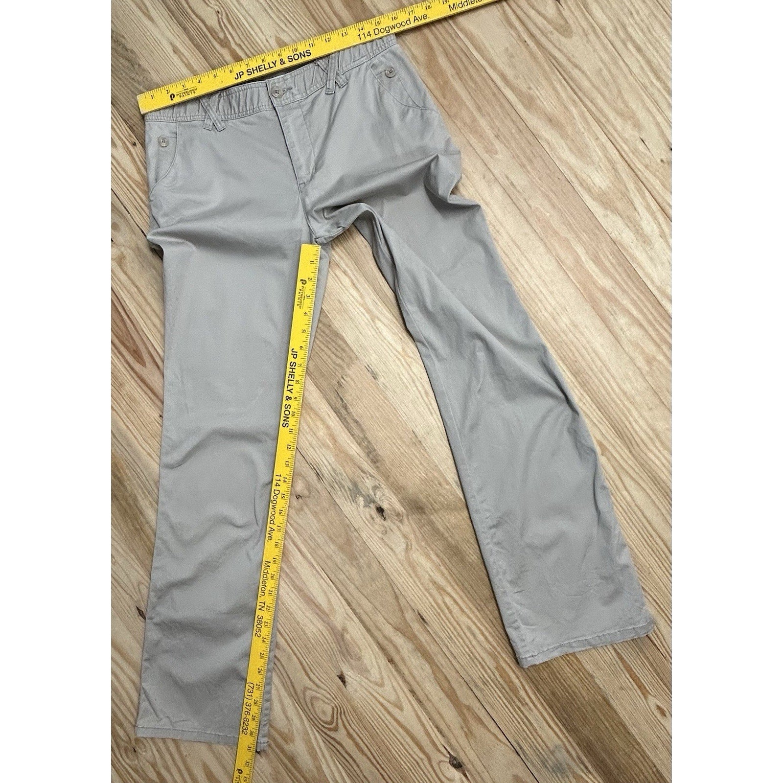 Cato Womens Chino Pants Size 8 Beige Classic Fit High Rise Straight Leg EUC.