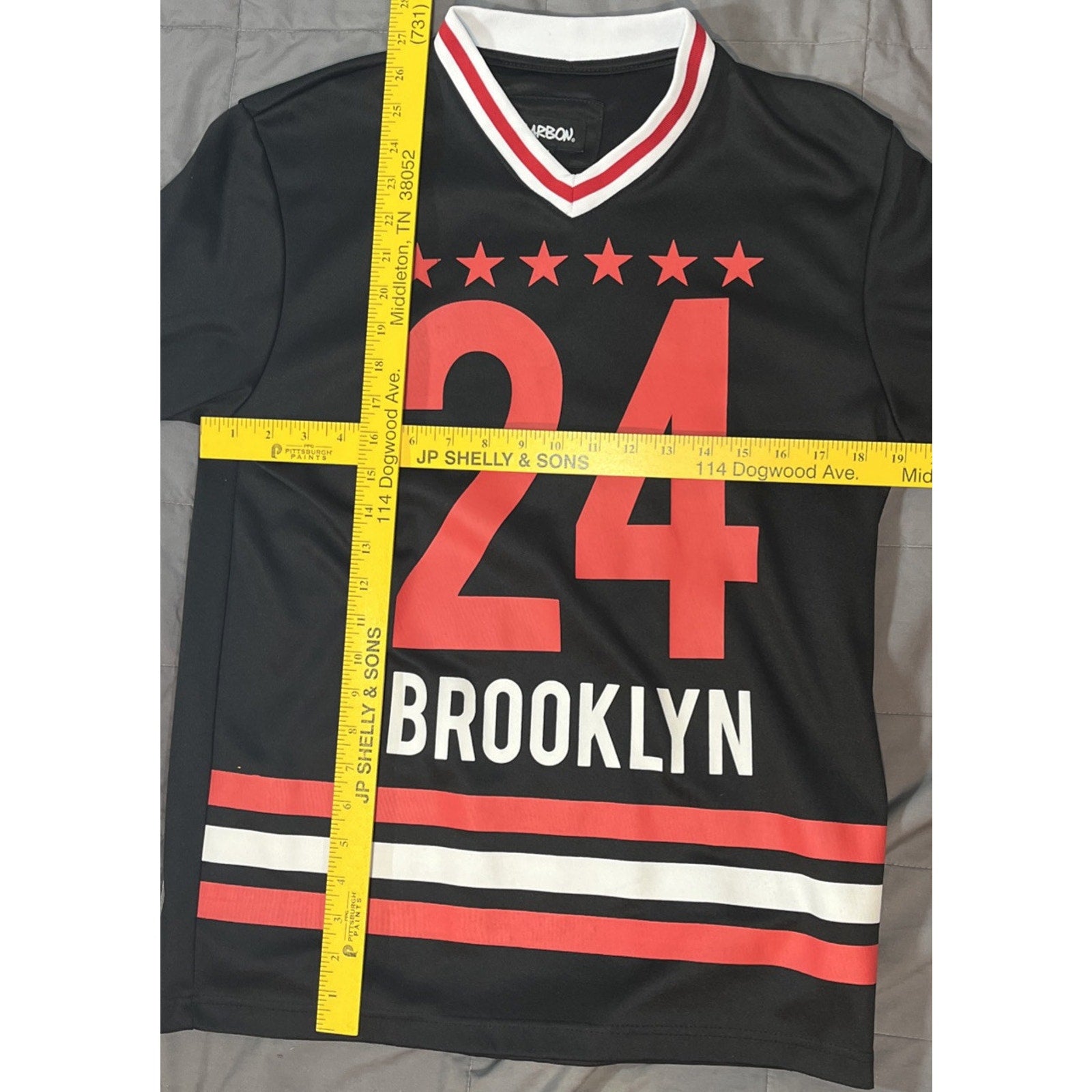 Men's Carbon Brooklyn 24 Long Sleeve Jersey Size Men's M