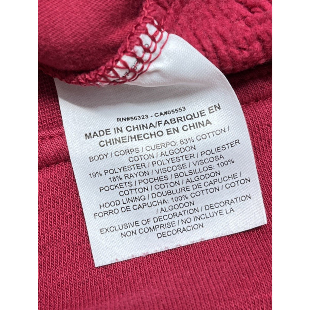 Nike Sportswear Rally Funnel Hoodie Womens Burgundy Red Hoody XS