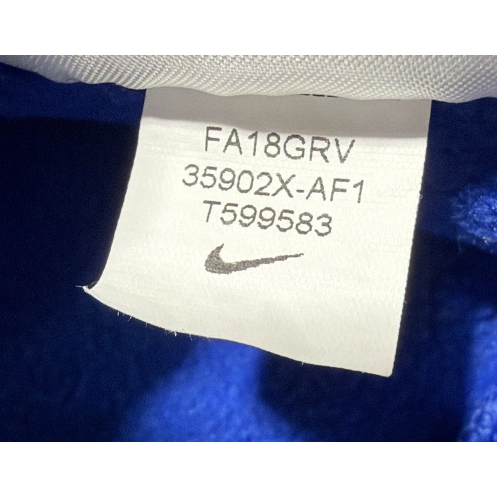 Nike Air Force Falcons Academy Pullover Sweatshirt NCAA Blue Men's S Long Sleeve