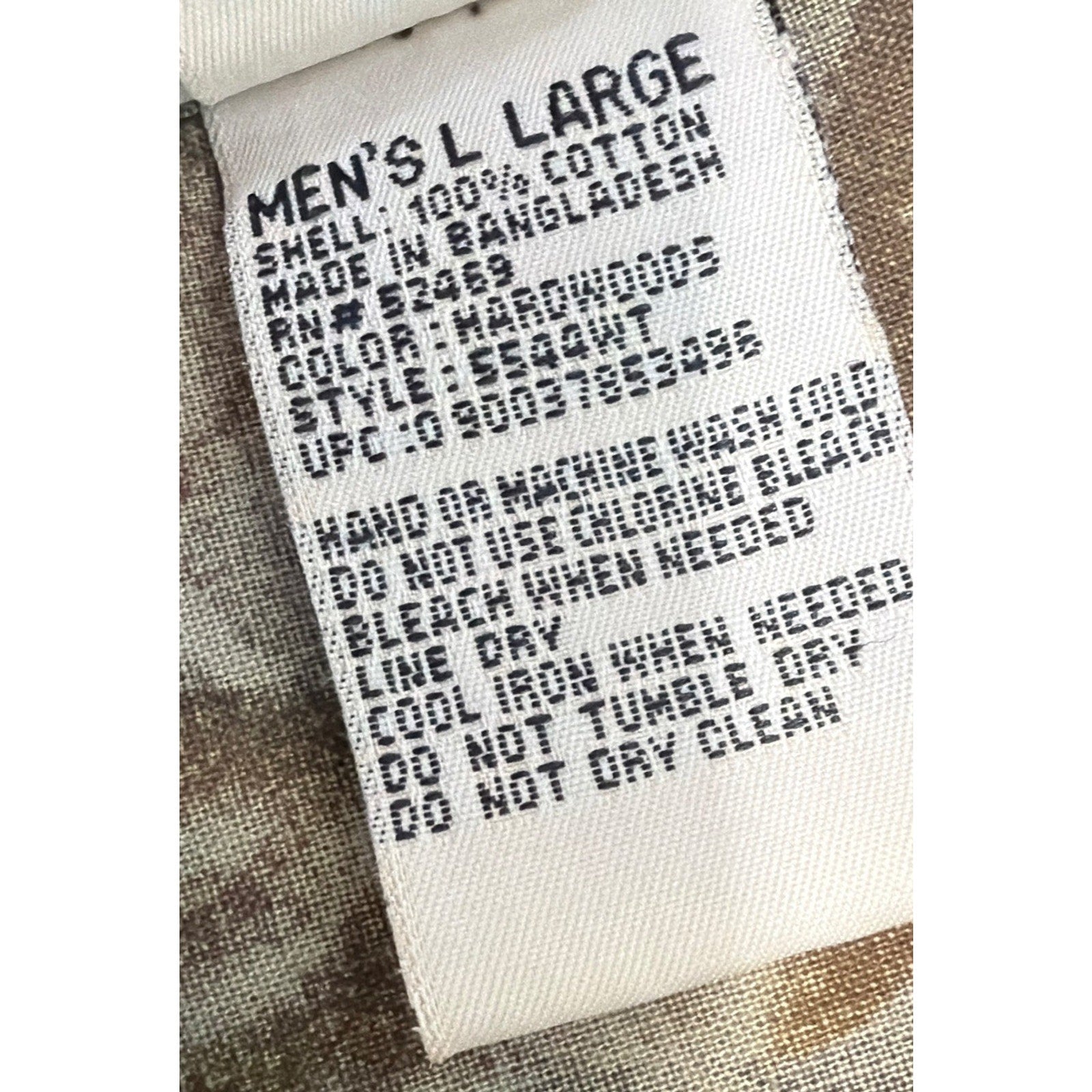 Vintage 90s Woolrich Realtree Hardwoods Camo Button Up Shirt, Men's Sz Large