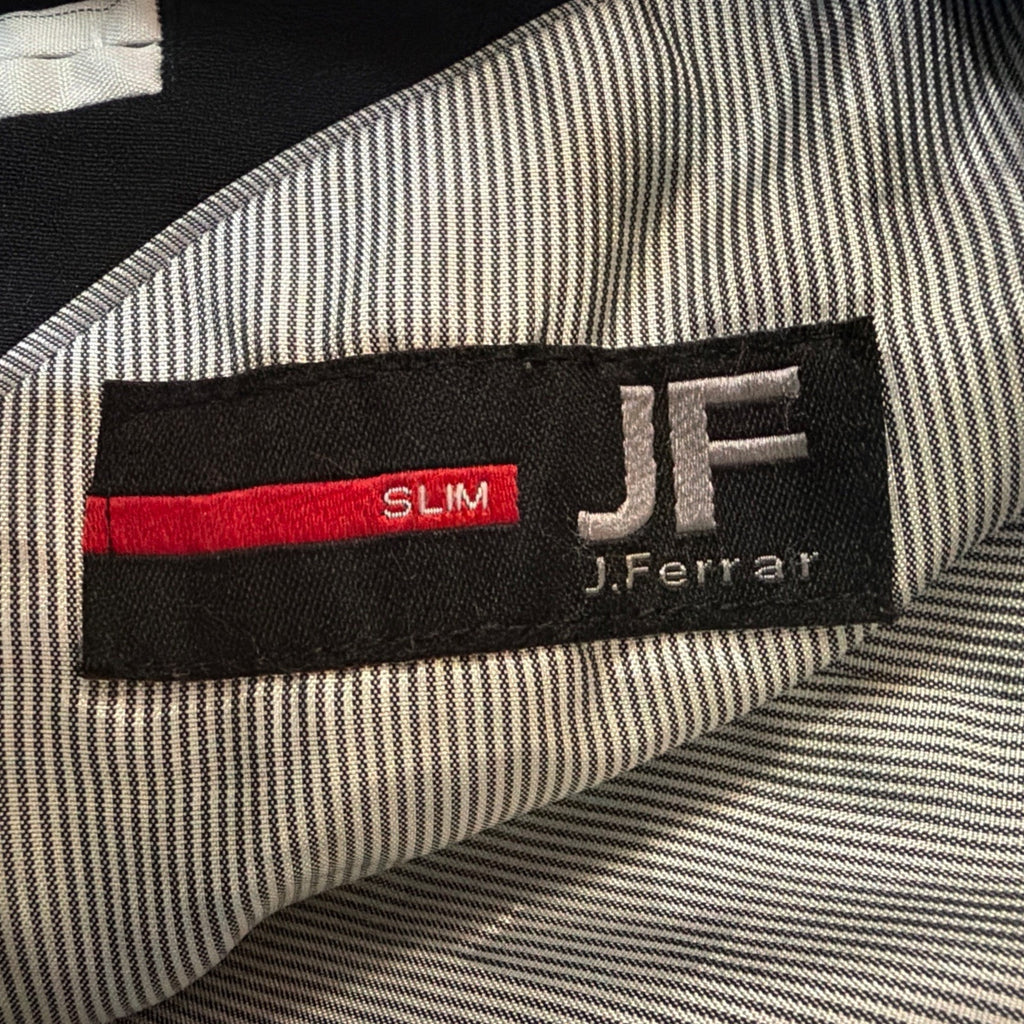 J Ferrar Suit Jacket 42R Black Dashing Very Sharp, Slim Fit, Stretch