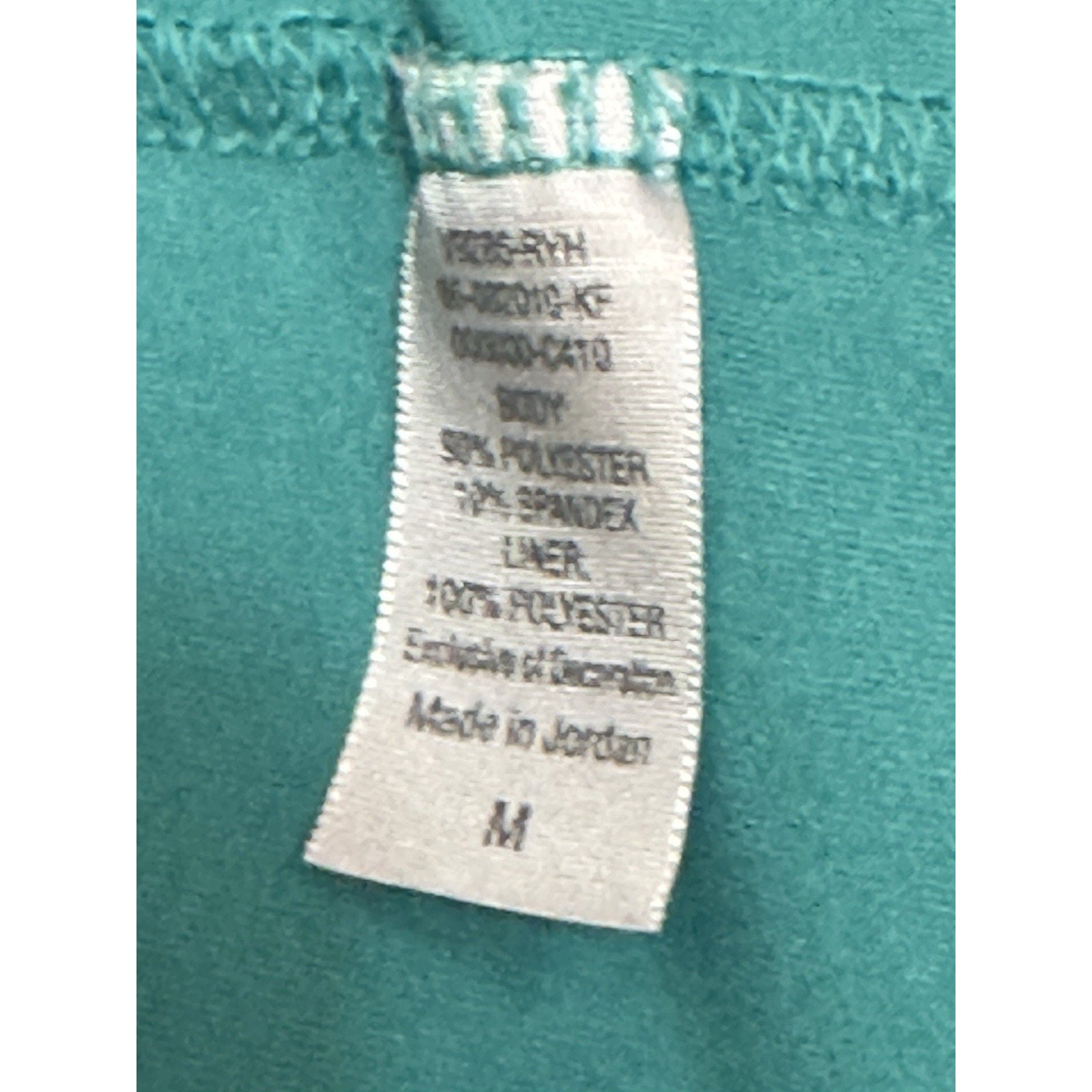 Champion Womens Track Jacket Medium Teal Performance Zip Gym Athleisure Athletic