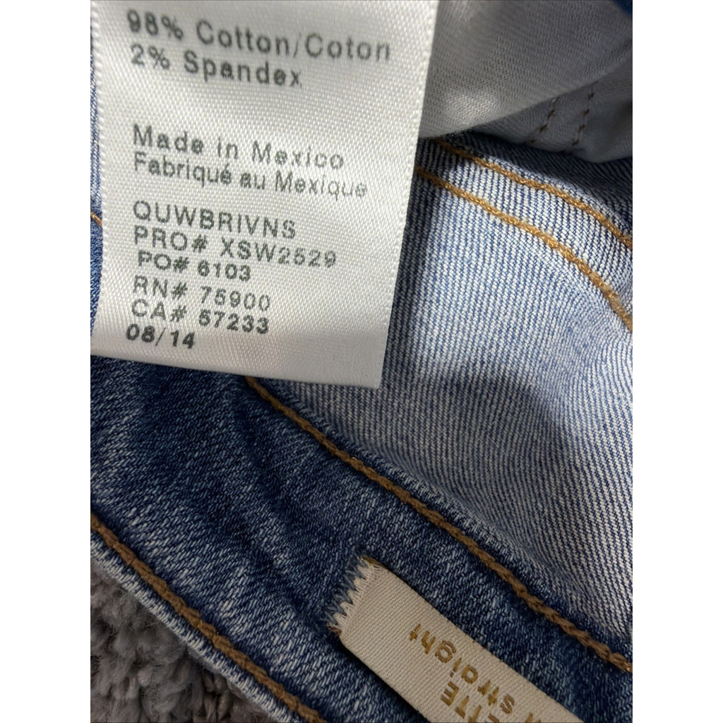 Big Star Sz 24R Mid-Rise Slim Straight Leg Brigette Van Ness Jeans